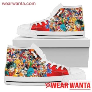 My Hero Academia Characters High Top Shoes NH09