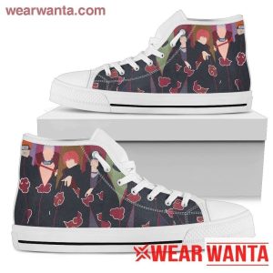 Naruto Akatsuki Team High Top Shoes NH10