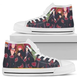 Naruto Akatsuki Team High Top Shoes NH10