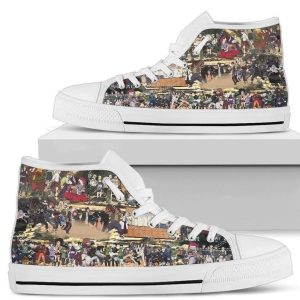 Naruto Characters High Top Shoes Custom NH10