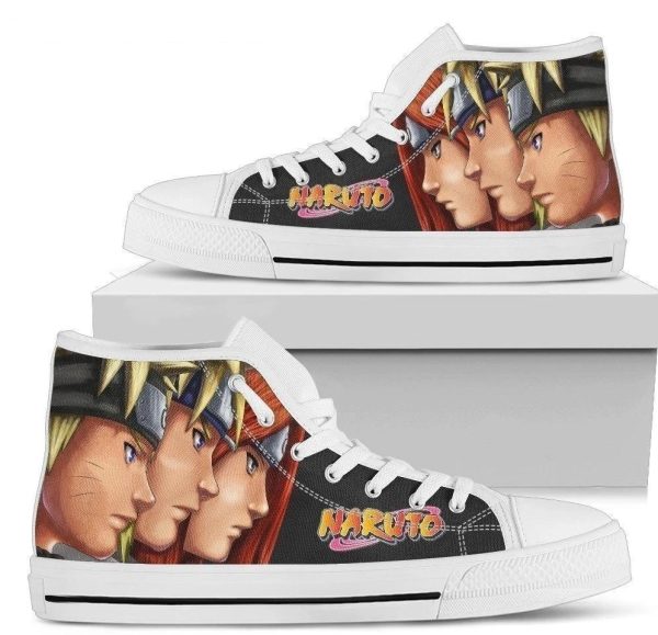 Naruto Evolution Anime High Top Shoes Custom Nh10