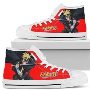 Naruto High Top Shoes Anime Custom Idea NH10