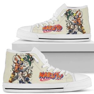 Naruto Leaf Village High Top Shoes Anime Fan NH10