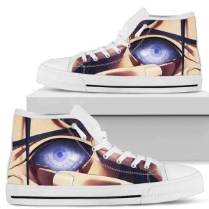 Naruto Mandala Sharingan Anime High Top Shoes NH10