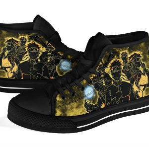 Naruto Sneakers Graphic High Top Shoes Anime Custom Idea MN20