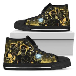 Naruto Sneakers Graphic High Top Shoes Anime Custom Idea MN20