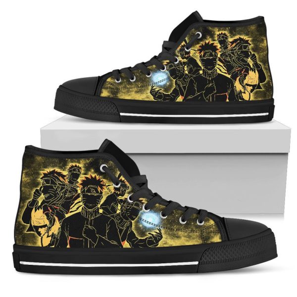 Naruto Sneakers Graphic High Top Shoes Anime Custom Idea Mn20