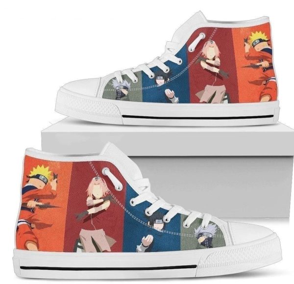 Naruto Squad High Top Shoes Sneakers For Anime Fan Nh10