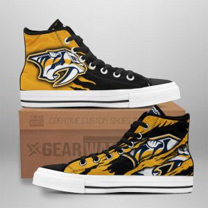 Nashville Predators Shoes Custom High Top Sneakers For Fans