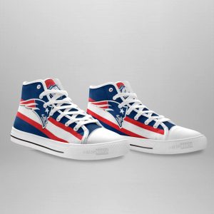 New England Patriots Shoes Custom High Top Sneakers