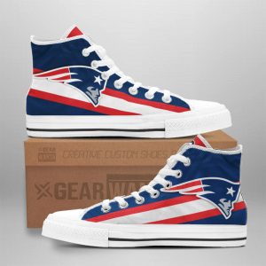 New England Patriots Shoes Custom High Top Sneakers