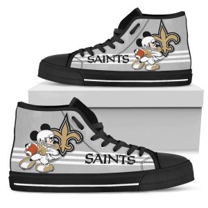 New Orleans Saints High Top Shoes Custom PT19