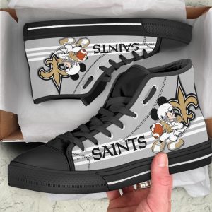 New Orleans Saints High Top Shoes Custom PT19