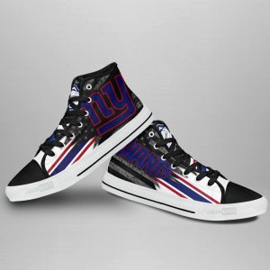 New York Giants High Top Shoes Custom American Flag Sneakers