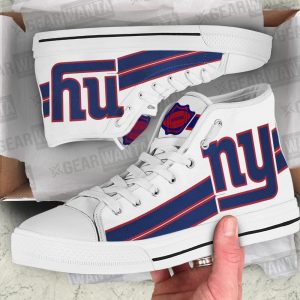 New York Giants Shoes Custom High Top Sneakers