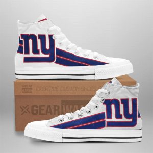 New York Giants Shoes Custom High Top Sneakers