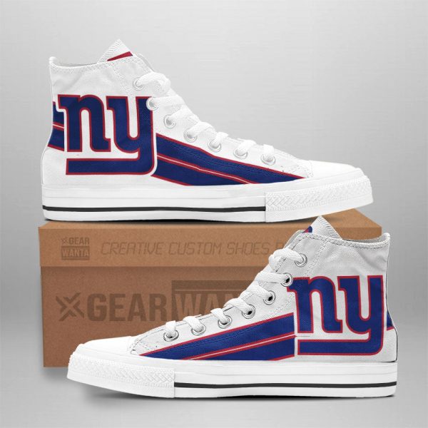 New York Giants Shoes Custom High Top Sneakers