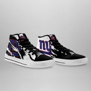 New York Giants Shoes Custom High Top Sneakers For Fans