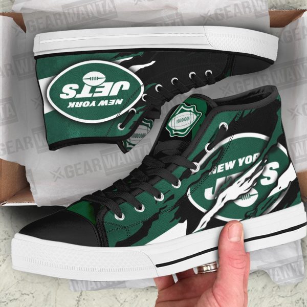 New York Jets Shoes Custom High Top Sneakers For Fans