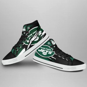 New York Jets Shoes Custom High Top Sneakers For Fans