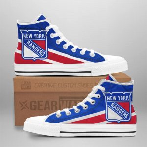 New York Rangers Custom Sneakers For Fans