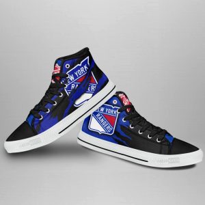 New York Rangers Shoes Custom High Top Sneakers For Fans