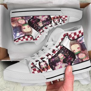 Nezuko Demon Slayer High Top Shoes Anime Fan Mn19