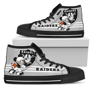 Oakland Raiders High Top Shoes Custom PT19