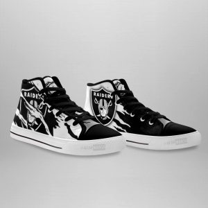 Oakland Raiders Shoes Custom High Top Sneakers For Fans