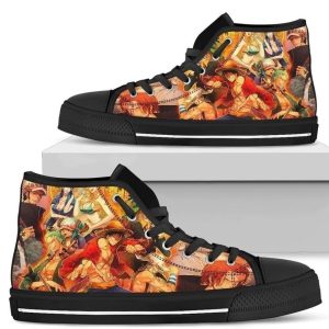 One Piece High Top Shoes Sneaker Fan Anime Gift NH09