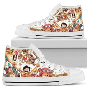 One Piece High Top Sneakers Fan Anime Gift