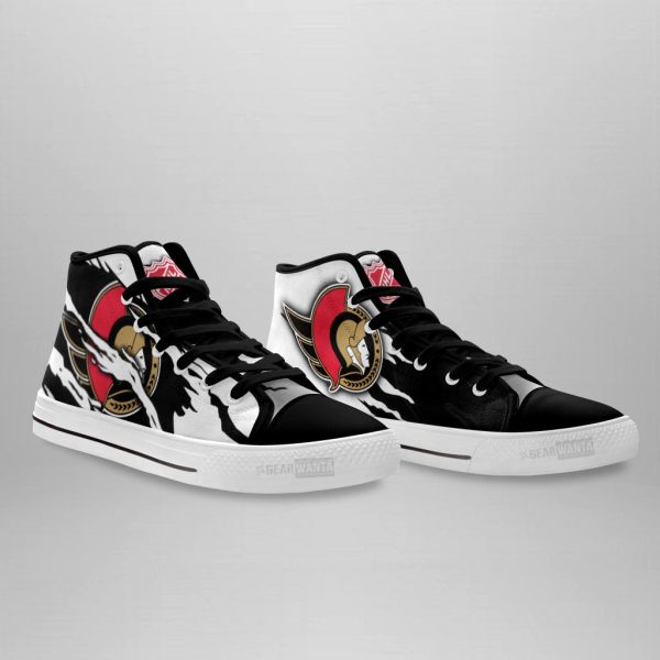 Ottawa Senators Shoes Custom High Top Sneakers For Fans