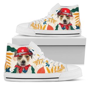 Parson Russell Dog Sneakers Women High Top Shoes Funny