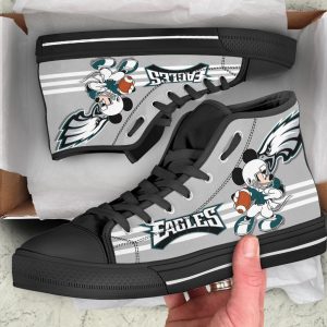 Philadelphia Eagles High Top Shoes Custom PT19