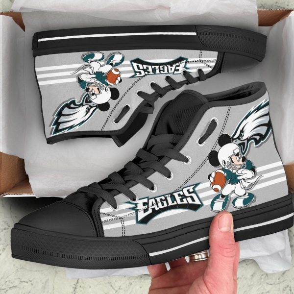 Philadelphia Eagles High Top Shoes Custom Pt19