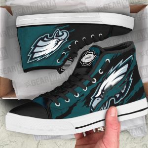 Philadelphia Eagles Shoes Custom High Top Sneakers For Fans