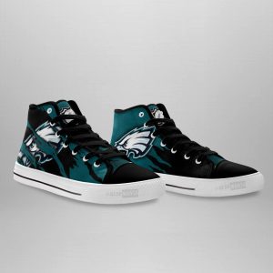 Philadelphia Eagles Shoes Custom High Top Sneakers For Fans