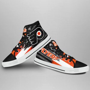 Philadelphia Flyers High Top Shoes Custom American Flag Sneakers