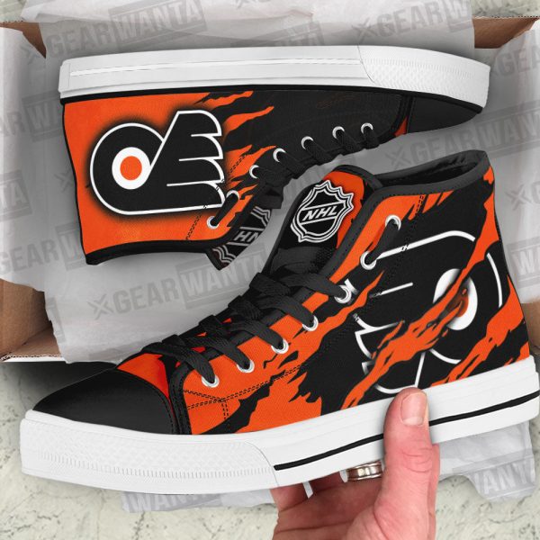 Philadelphia Flyers Shoes Custom High Top Sneakers For Fans