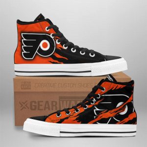 Philadelphia Flyers Shoes Custom High Top Sneakers For Fans