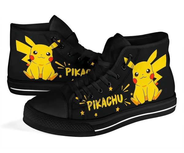 Pikachu High Top Shoes Custom Pokemon Sneakers
