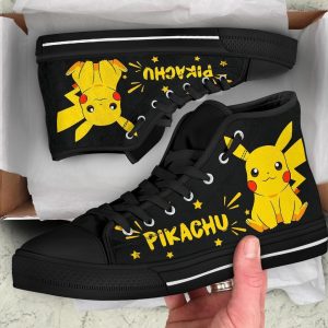 Pikachu High Top Shoes Custom Pokemon Sneakers