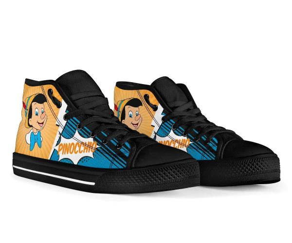 Pinocchio High Top Shoes Custom Idea