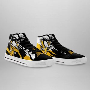 Pittsburgh Penguins Shoes Custom High Top Sneakers For Fans