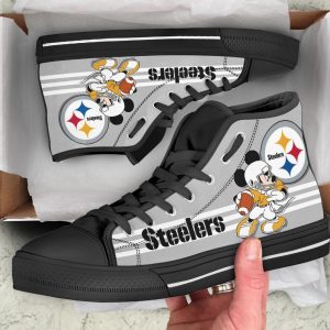 Pittsburgh Steelers High Top Shoes Custom PT19