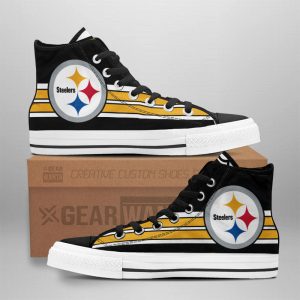 Pittsburgh Steelers Shoes Custom High Top Sneakers