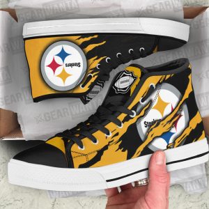 Pittsburgh Steelers Shoes Custom High Top Sneakers For Fans