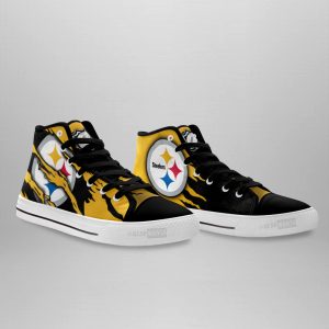 Pittsburgh Steelers Shoes Custom High Top Sneakers For Fans