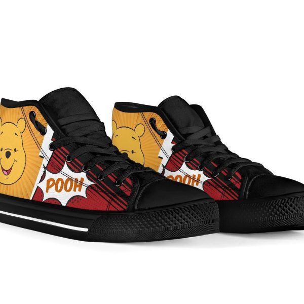 Pooh Sneakers Winnie The Pooh High Top Shoes Fan