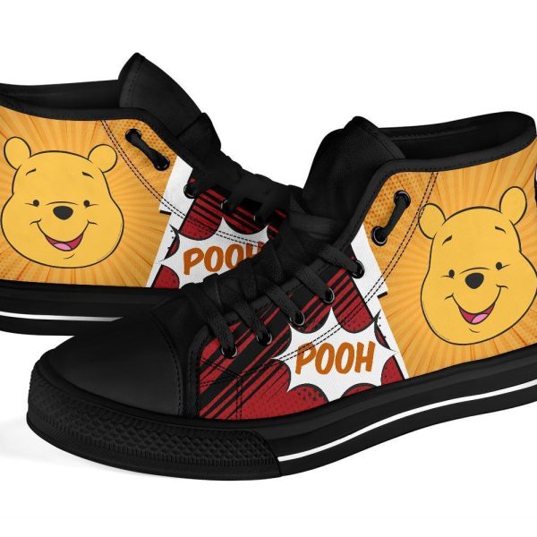 Pooh Sneakers Winnie The Pooh High Top Shoes Fan
